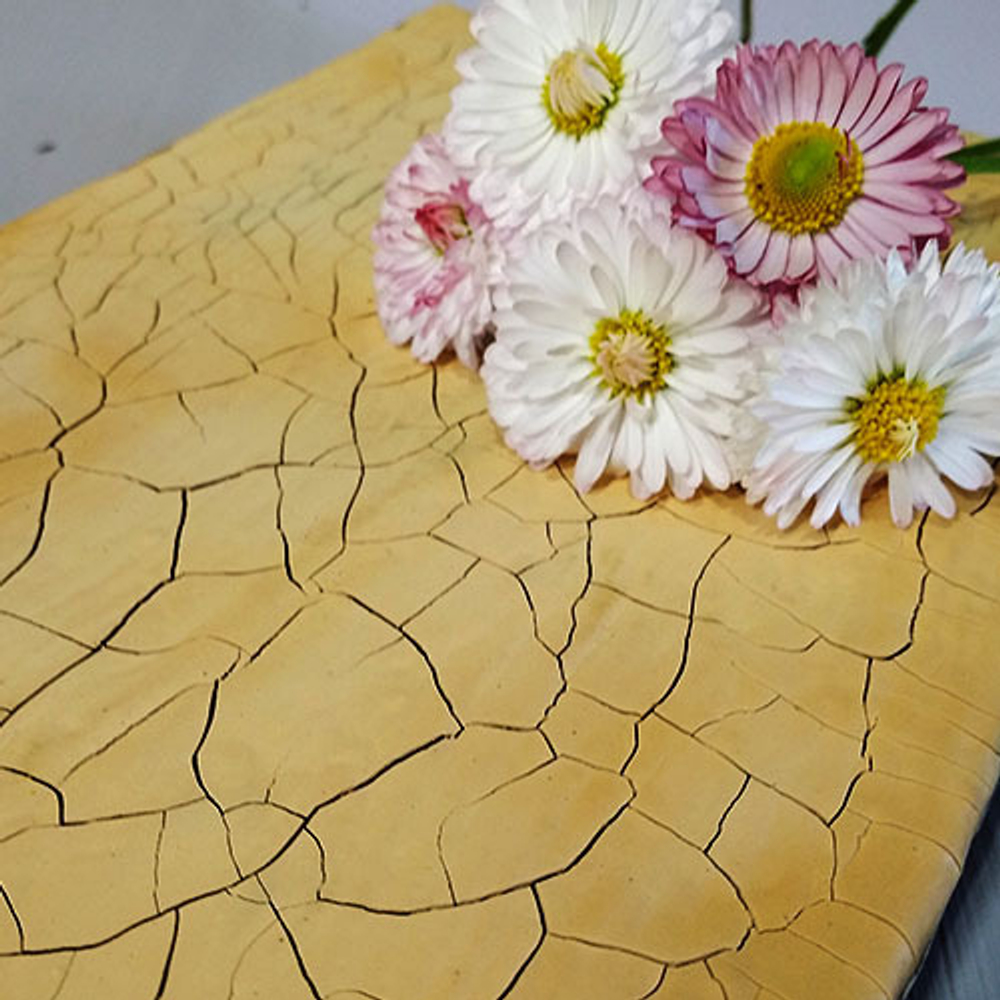 Краска с эффектом трещин «Песочная» матовая