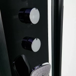 Душевая кабина Orans Diamond 89105RBLH 120х90 профиль черный
