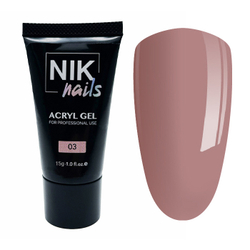 NIK nails ACRYL GEL #03 15g