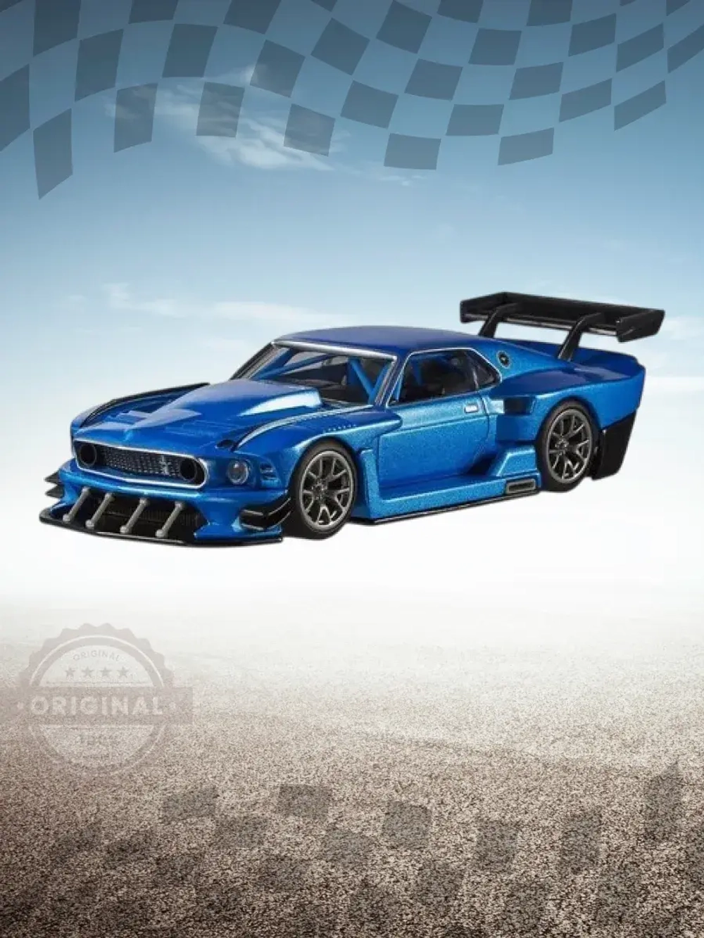 Машинка Хот Вилс Премиум 69 Modified Ford Mustang HWT04