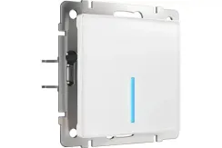 Выключатель Werkel 1-клавишный сенсорный с функцией Wi-Fi белый 39329