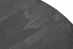 "Конте" интерьерный стол из HPL круглый Ø70см, цвет "серый гранит"