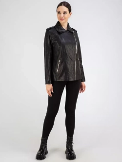 Кожаная куртка демисезонная косуха
