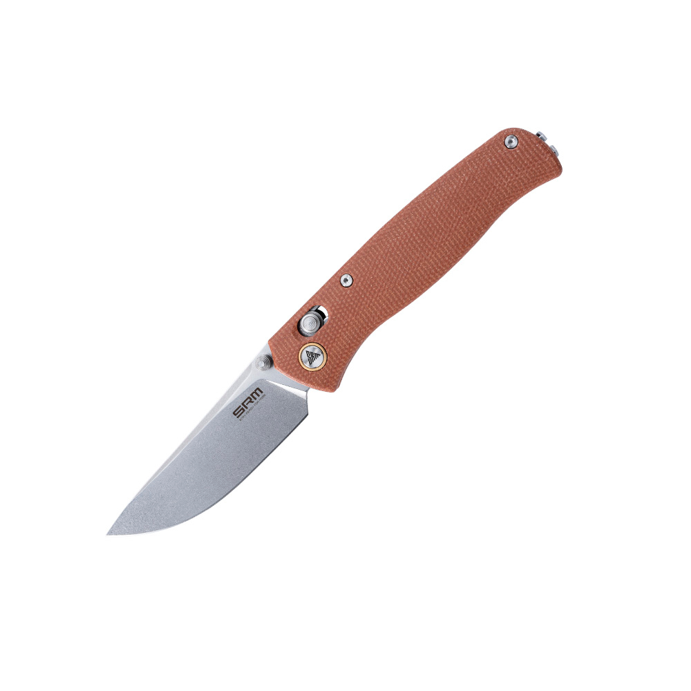 Нож складной SRM Medal 255L-MN коричневый