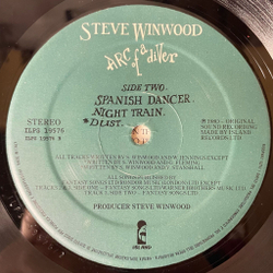 Винтажная виниловая пластинка LP Steve Winwood Arc Of A Diver (Италия 1980) Spanish Dancer