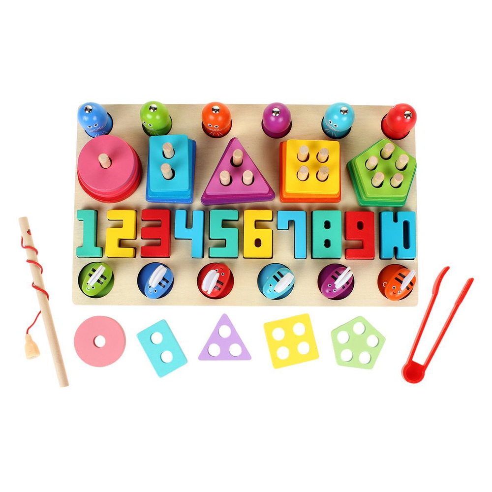 Развивающая игрушка деревянная Сортер, коробка C-41819