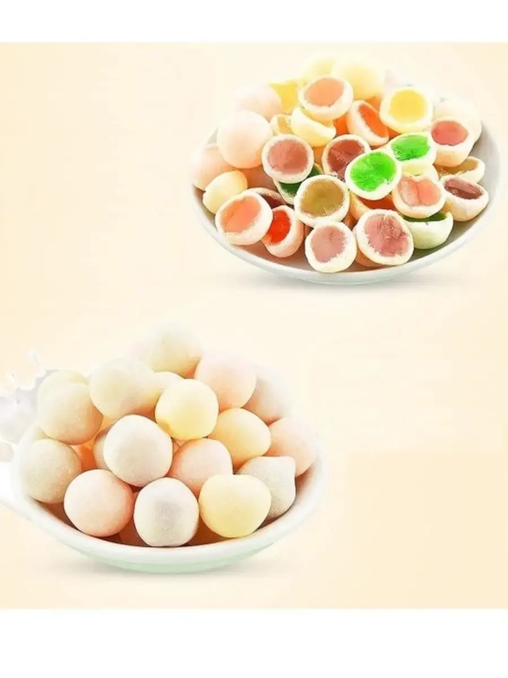 Молочно-фруктовые Haoliyuan со вкусом клубники, 320гр.