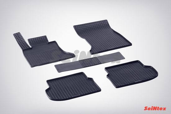 Резиновые коврики в салон BMW 5 серии [F10] (2009-2013) "Сетка"