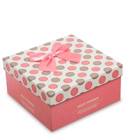 WG-24/3-A Коробка подарочная «Квадрат» цв.розовый