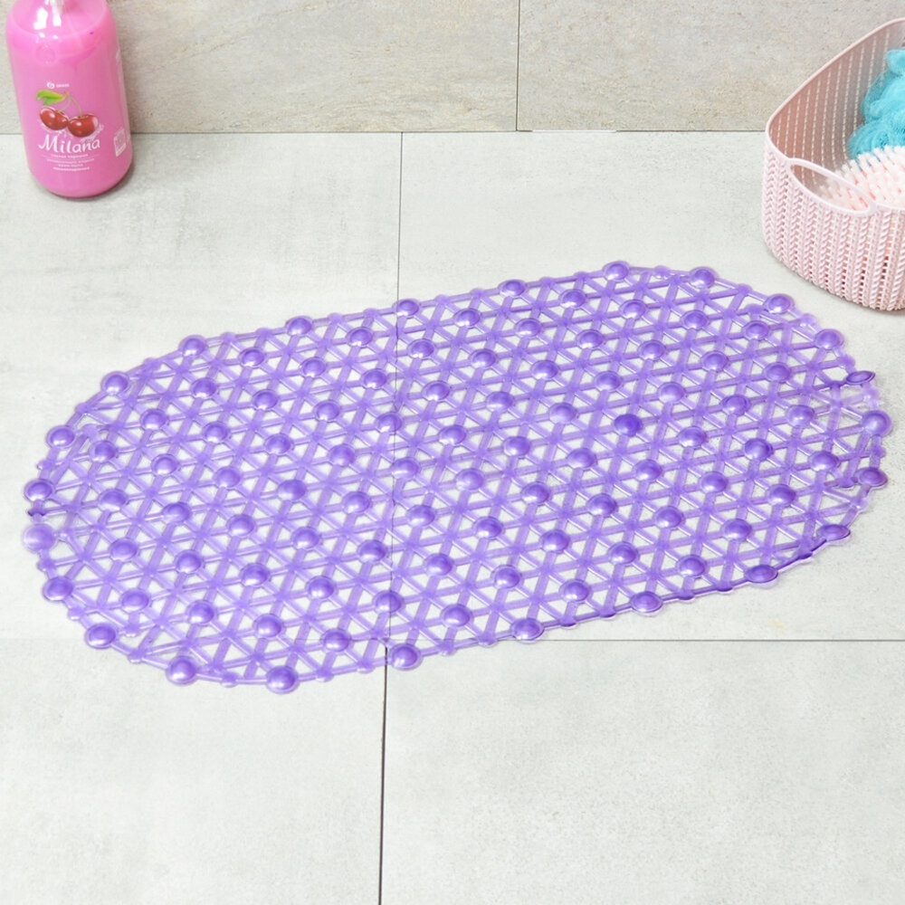 Коврик для ванной SPA Паутинка 37*66см (сиреневый)
