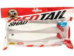 Виброхвост LJ 3D Red Tail Shad 7" (17.8 см), цвет PG35, 2 шт.