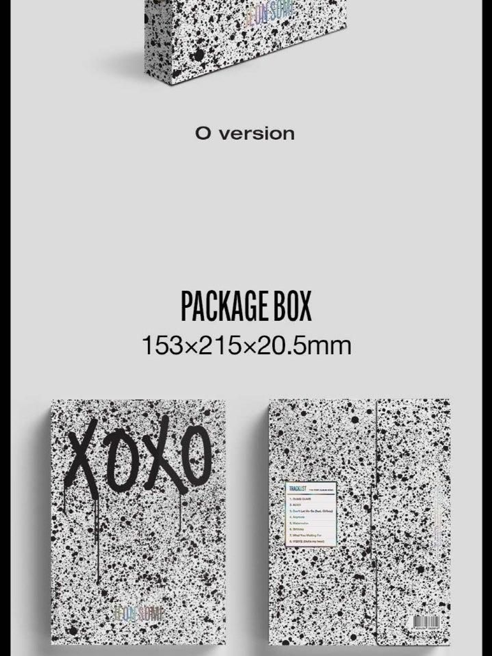 Альбом JEON SOMI - XOXO 1st Album 2 Version SET