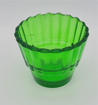 Стаканчик стекло (в асс рифлен) Зелён (КовБ) 60030054