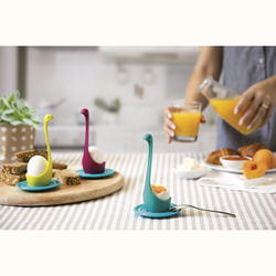 Держатель для яйца OTOTO Miss Nessie голубой