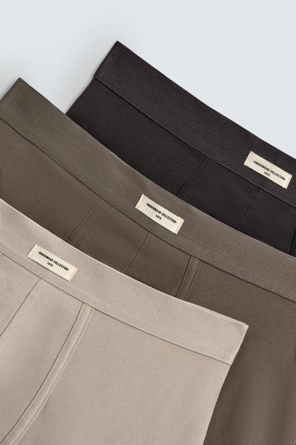 ZARA НАБОР ИЗ ТРЕХ ТРУСОВ-БОКСЕРОВ SOFT, РАЗНОЦВЕТНЫЙ