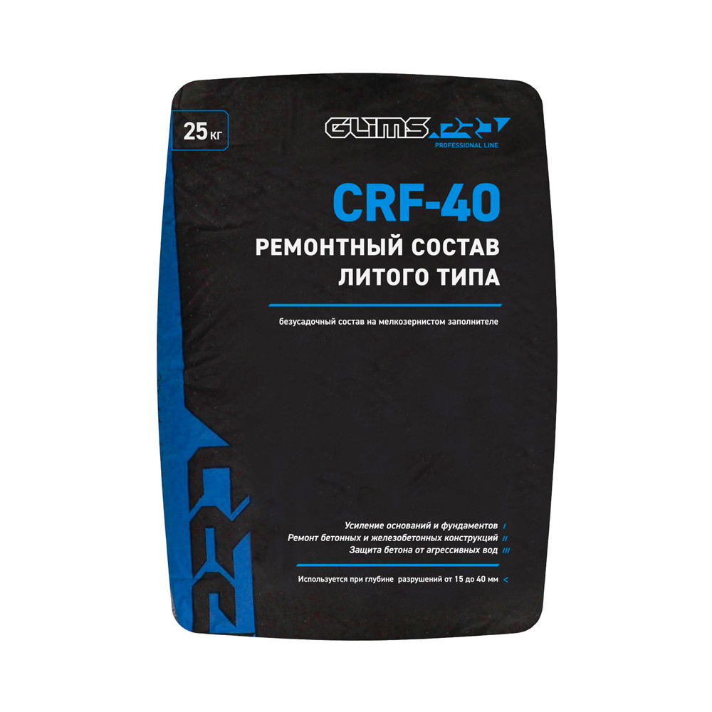 Ремонтный состав Glims Pro CRF-40 литьевой 25 кг