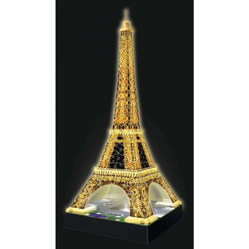 Ravensburger - 3D пазл Эйфелева башня LED Night Edition 125791 / артикул   125791  / GTIN 4005556125791