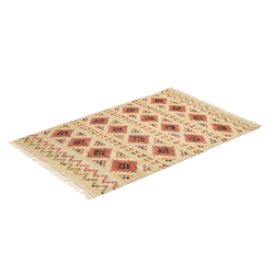 Ковер из шерсти по мотивам башкирских орнаментов 200х300см Tkano Cultural Heritage