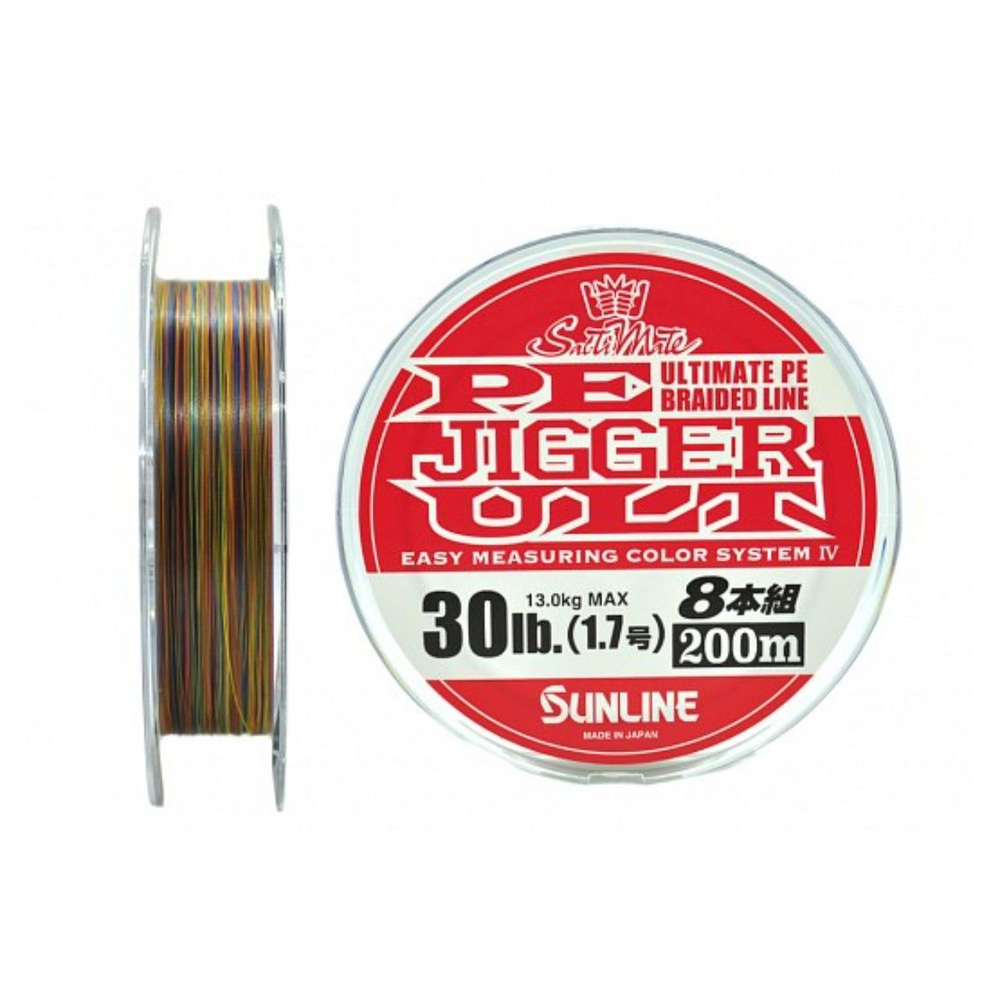 Шнур плетеный SUNLINE PE JIGGER ULT(8braid)200M 20LB/1.2