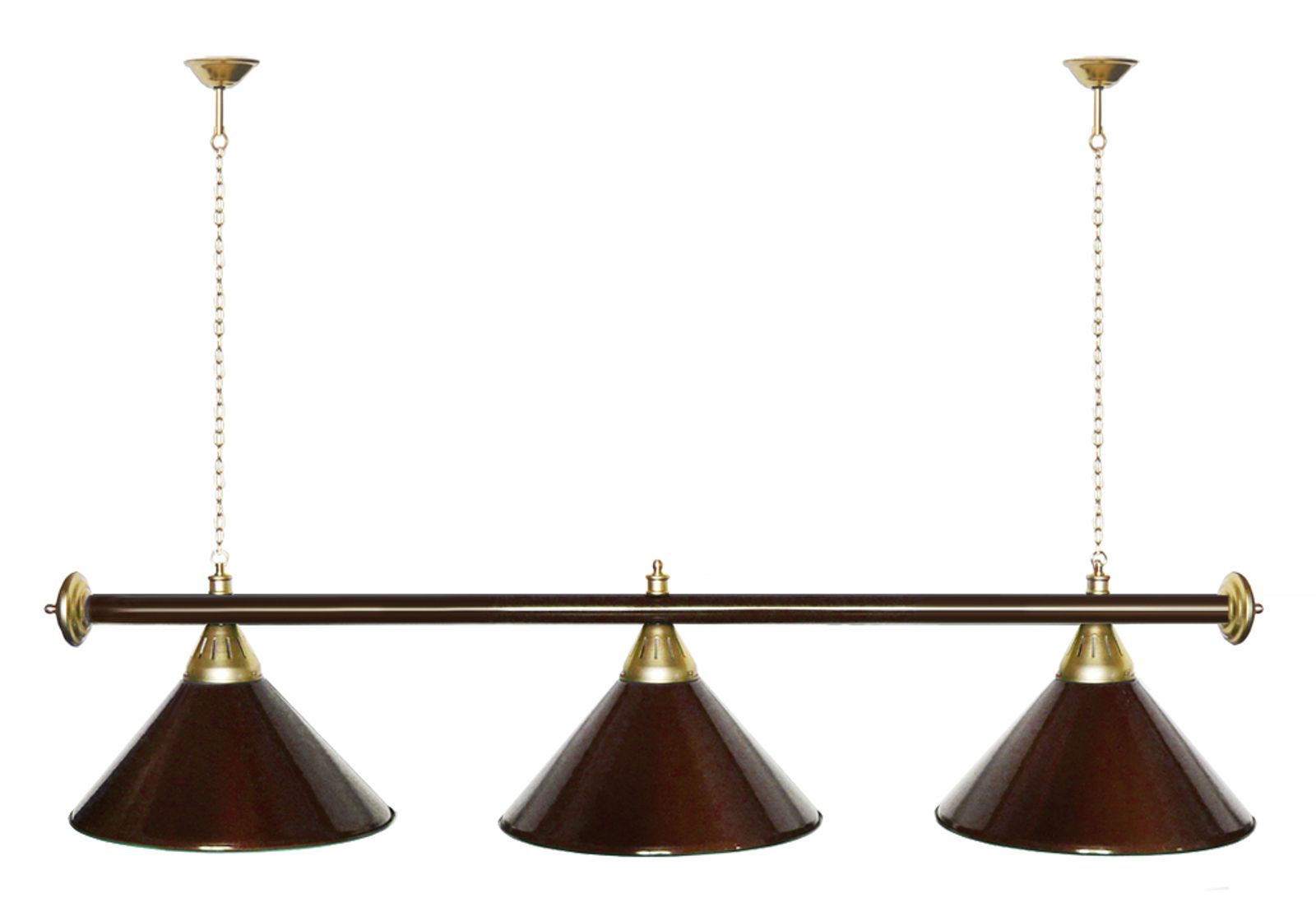 Лампа STARTBILLIARDS 3 пл. (плафоны зеленые,штанга зеленая,фурнитура золото) фото №20