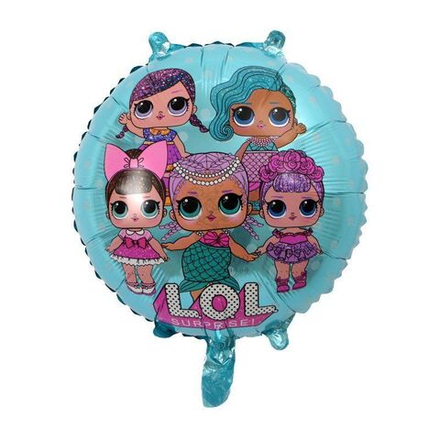 К 18" Круг Куклы голубой