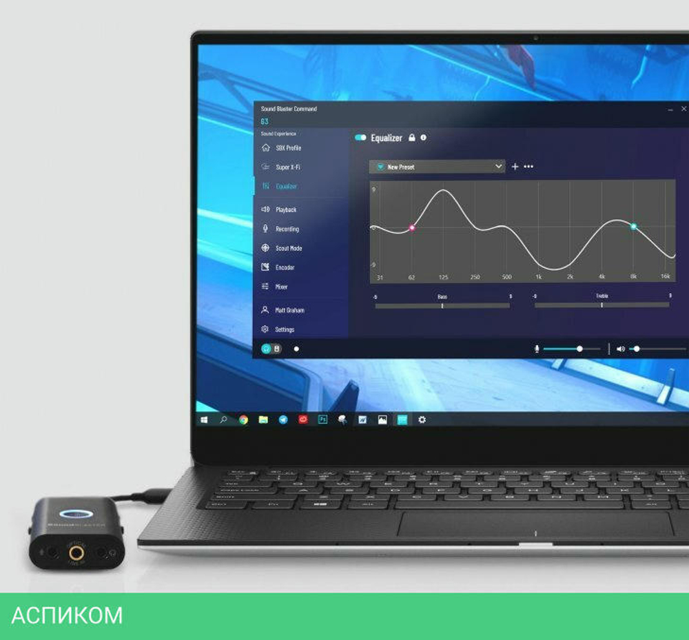 Звуковая карта Creative USB Sound Blaster G3 (70SB183000000)