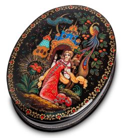 Народные промыслы ШК-45/ 7 Шкатулка «Аленький цветок» Орлова