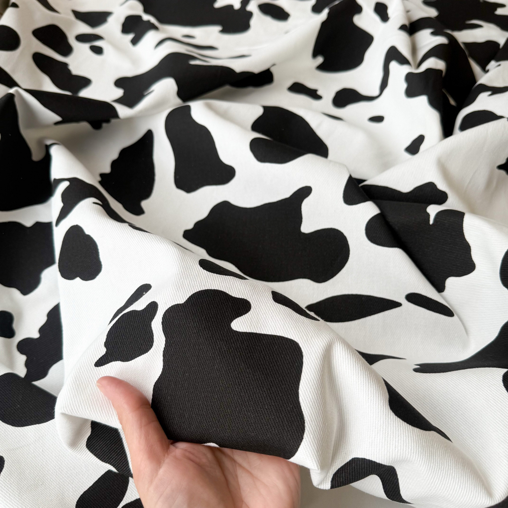 Джинса хлопковая Корова