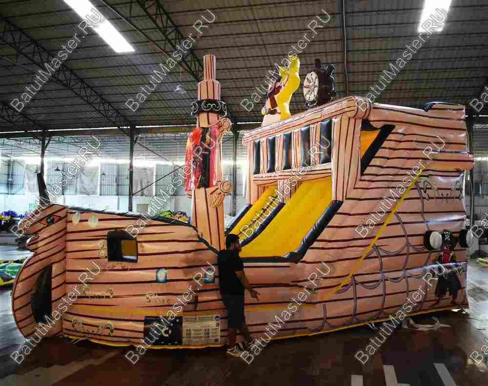 Коммерческий надувной батут-корабль "Атлантис - 2", 10*5*5 м