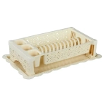 Сушилка для посуды Кружево (бежевый)