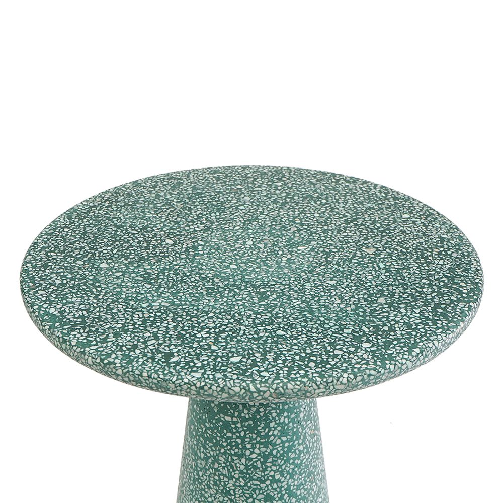 Столик кофейный Bayn, Ø45 см, зеленый