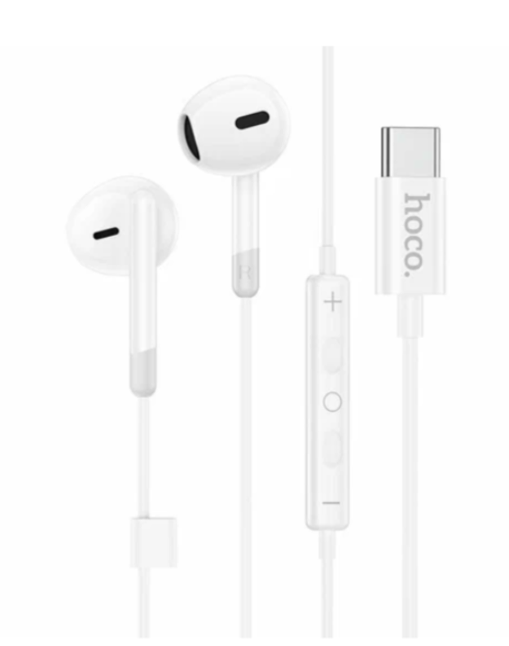 Проводные наушники Hoco M109 Type-c White