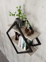 Полка настенная ромб лофт FORMA