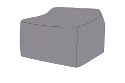 Защитный чехол на кресло Гранада 100×90×56 см, цвет серый