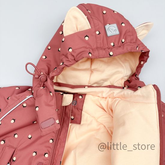 Комбинезон зимний "Маленькие желуди" пыльный кедр