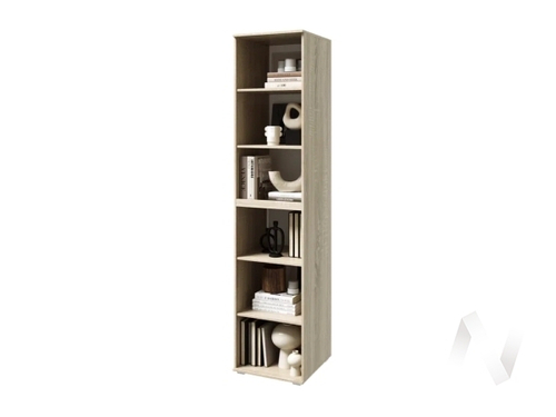 Пенал Спальня Ким (сонома/графит софт)