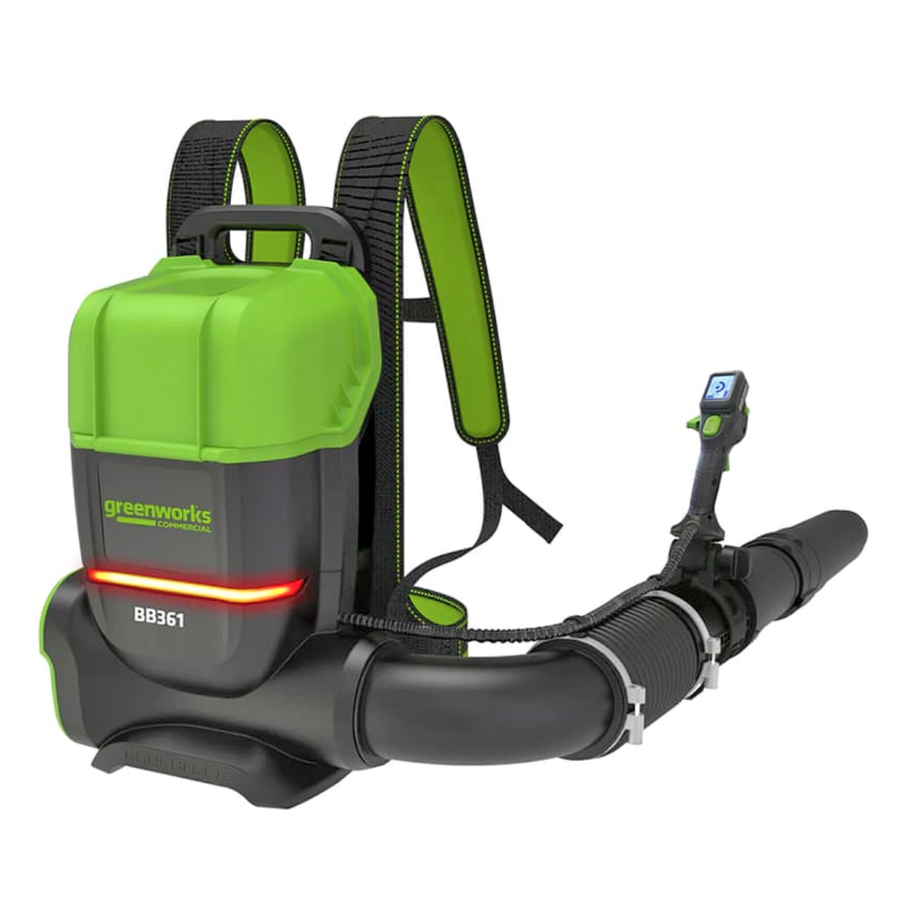 Воздуходув аккумуляторный, ранцевый Greenworks GD82BP2 Арт. 2408307, 82V, бесщеточный, без АКБ и ЗУ
