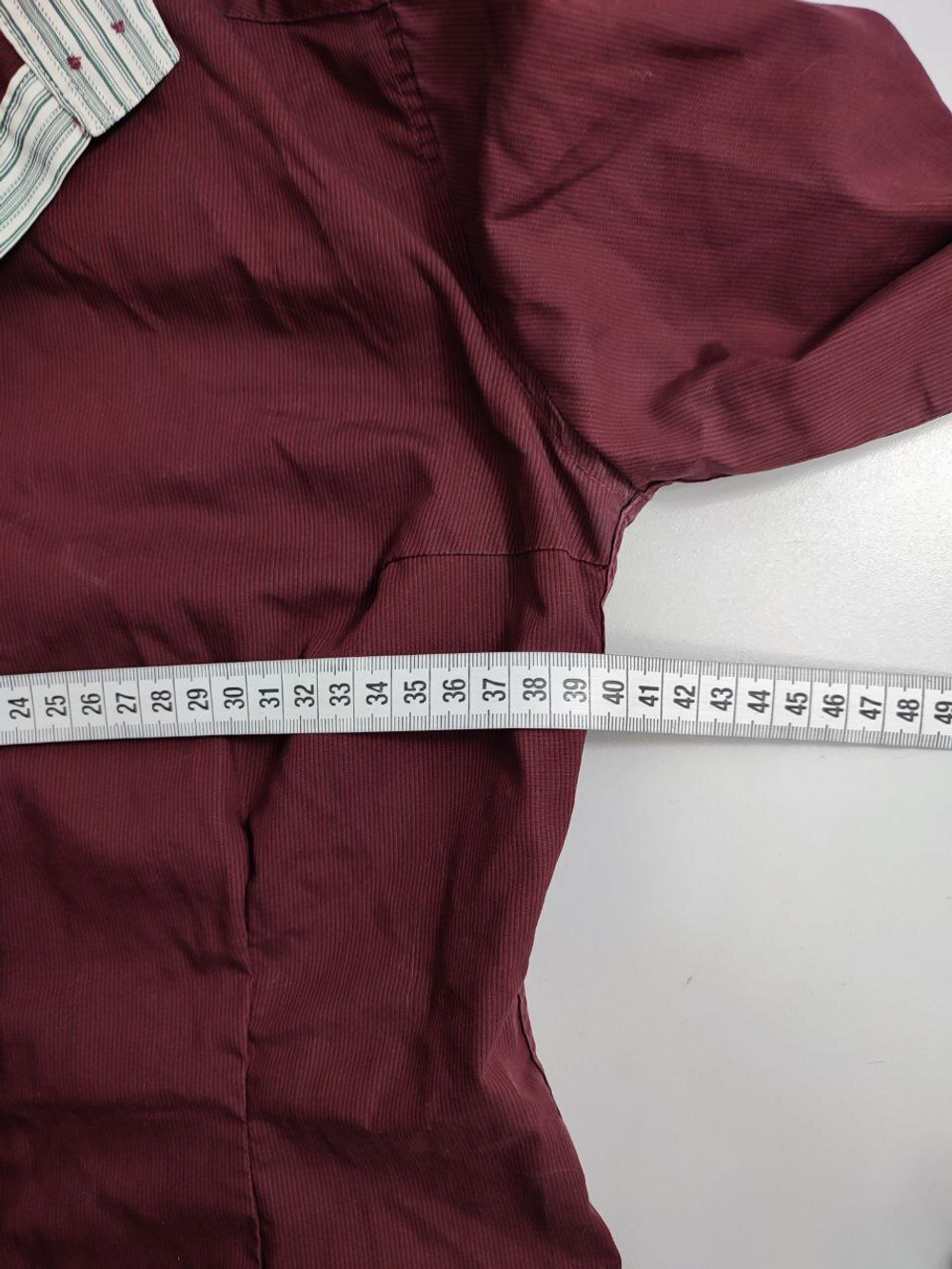 Рубашка Alonzo Corrado бордовая 38 размер