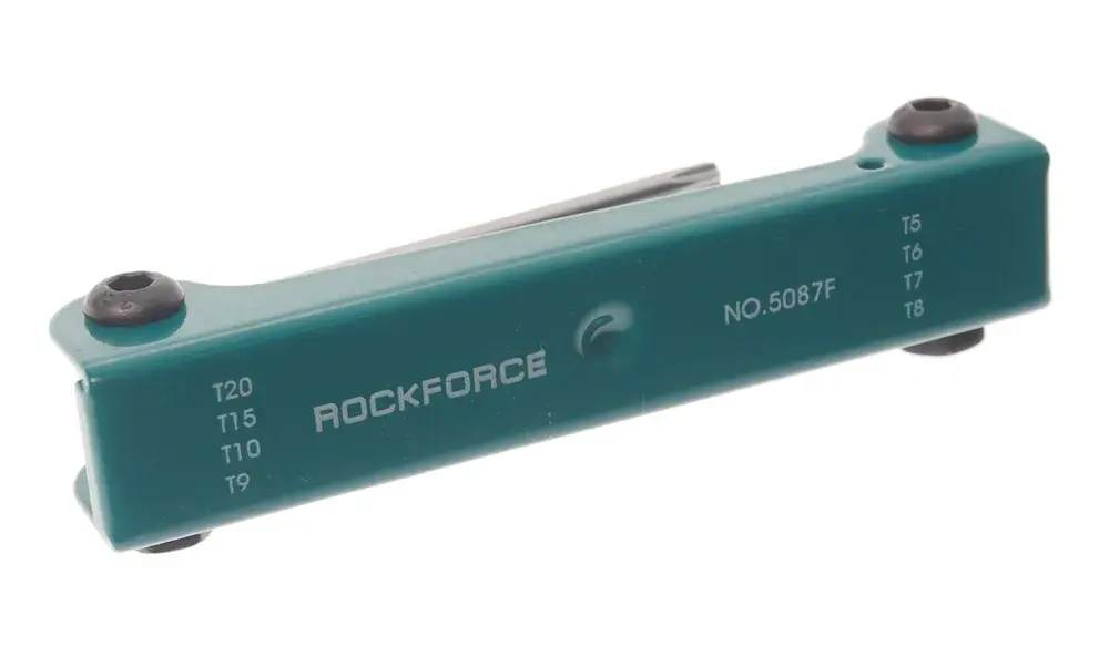 Набор ключей RF-5087F TORX складной 8пр.(Т5-Т10, Т15, Т20) ROCKFORCE