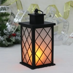 Сувенир с подсветкой «Огонь» 13*13*29 см (работает от 3*ААА), Черный