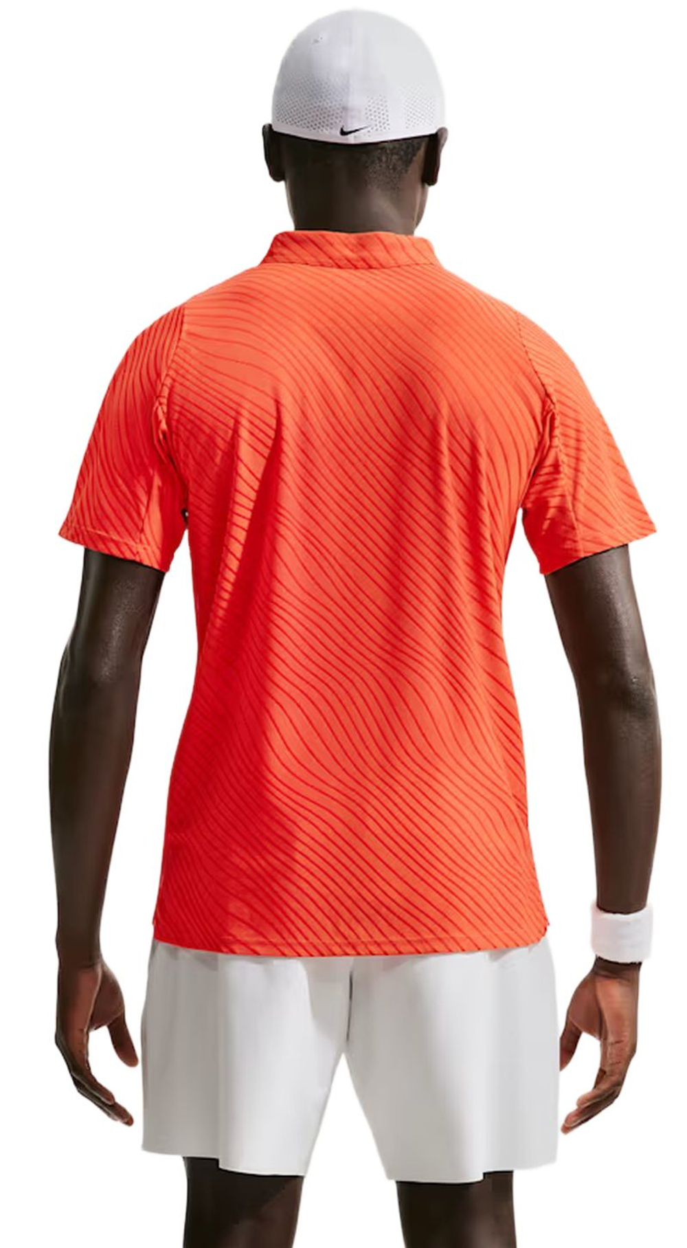 Мужское теннисное поло Nike Court Slam Dri-FIT ADV - turf orange/white