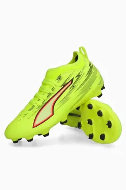 Бутсы Puma Ultra 6 Match FG/AG Junior - зеленый