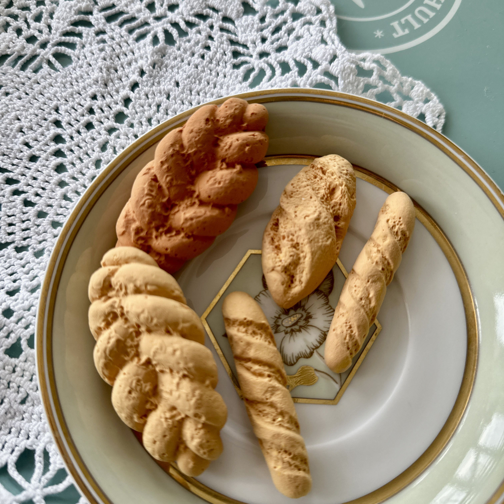 Молды силиконовые для творчества "Набор: Батон, Багет, Хала" / Форма для отливок из мыла, воска, гипса, эпоксидной смолы