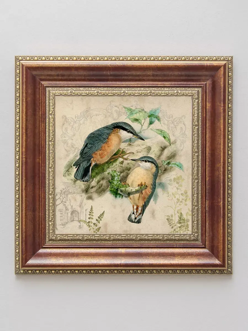 Картина на стену интерьерная на холсте 30х30 см