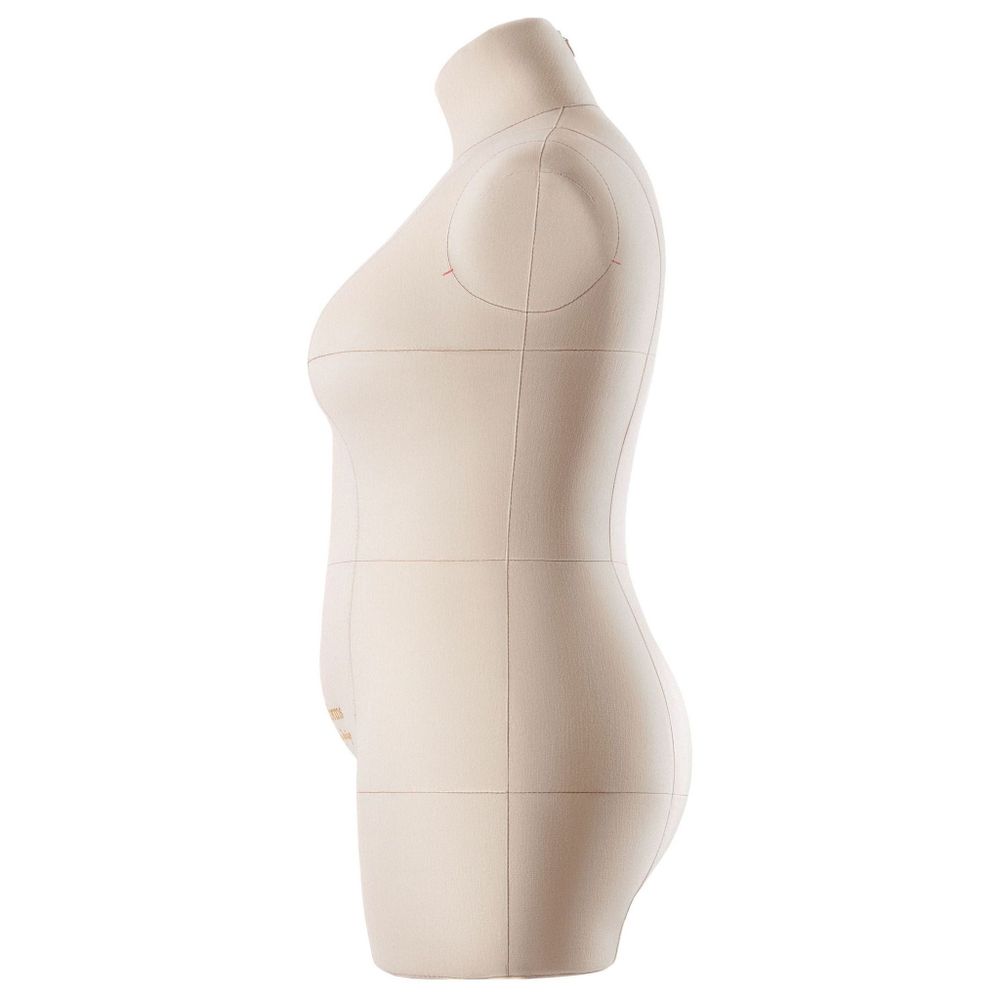 Манекен портновский Моника, торс, вид сбоку, размер 52.