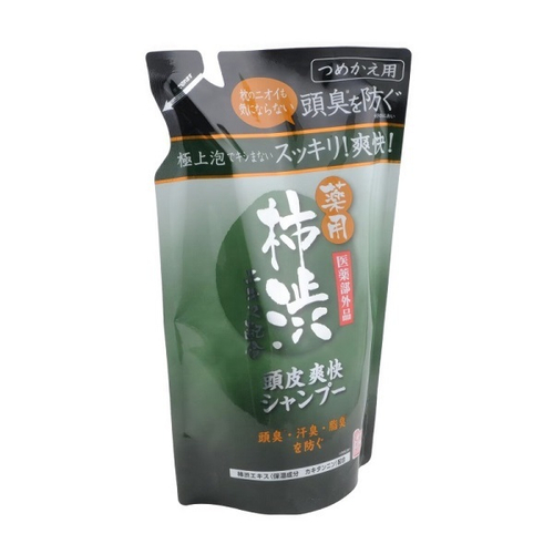 Дезодорирующий и освежающий шампунь-кондиционер для волос с экстрактом Хурмы Max Taiyounosachi EX Shampoo 400мл