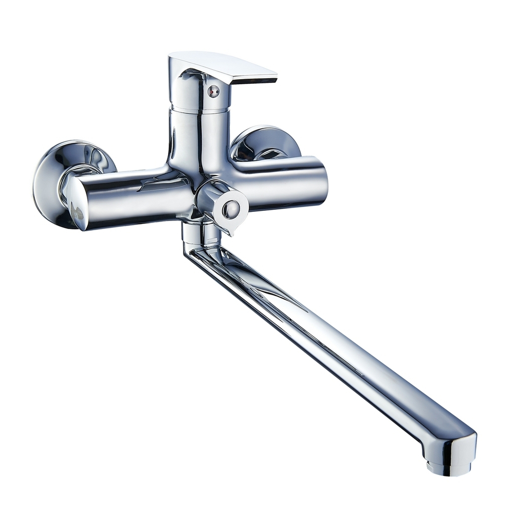 Смеситель для ванны и раковины 35к ПСМ-100-2 ЭЛИТ тип См-ВУОРНШлА, эксцентрики "ЕВРО", ХРОМ