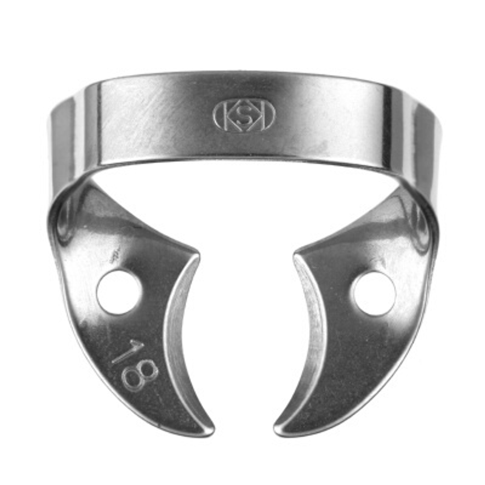 Кламп коффердам №18 для моляров KSK (Dentech, Япония). Купить на kofferdam.pro