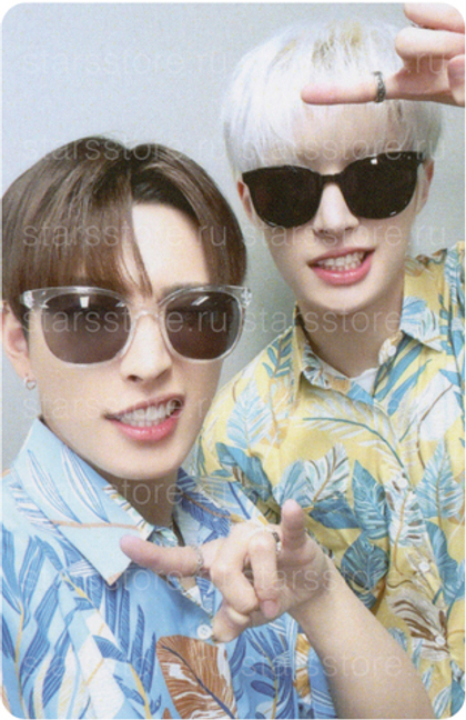 Фотокарта Hongjoong & Mingi ATEEZ - GOLDEN HOUR : Part.1 (EVERLINE)