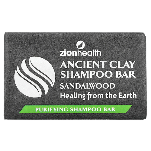 Zion Health, Шампунь для волос Ancient Clay, сандаловое дерево, 70 г (6 унций)